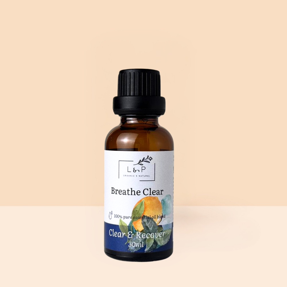 Breathe Clear, Organic Essential Oil Blend, L&P Organic Natural