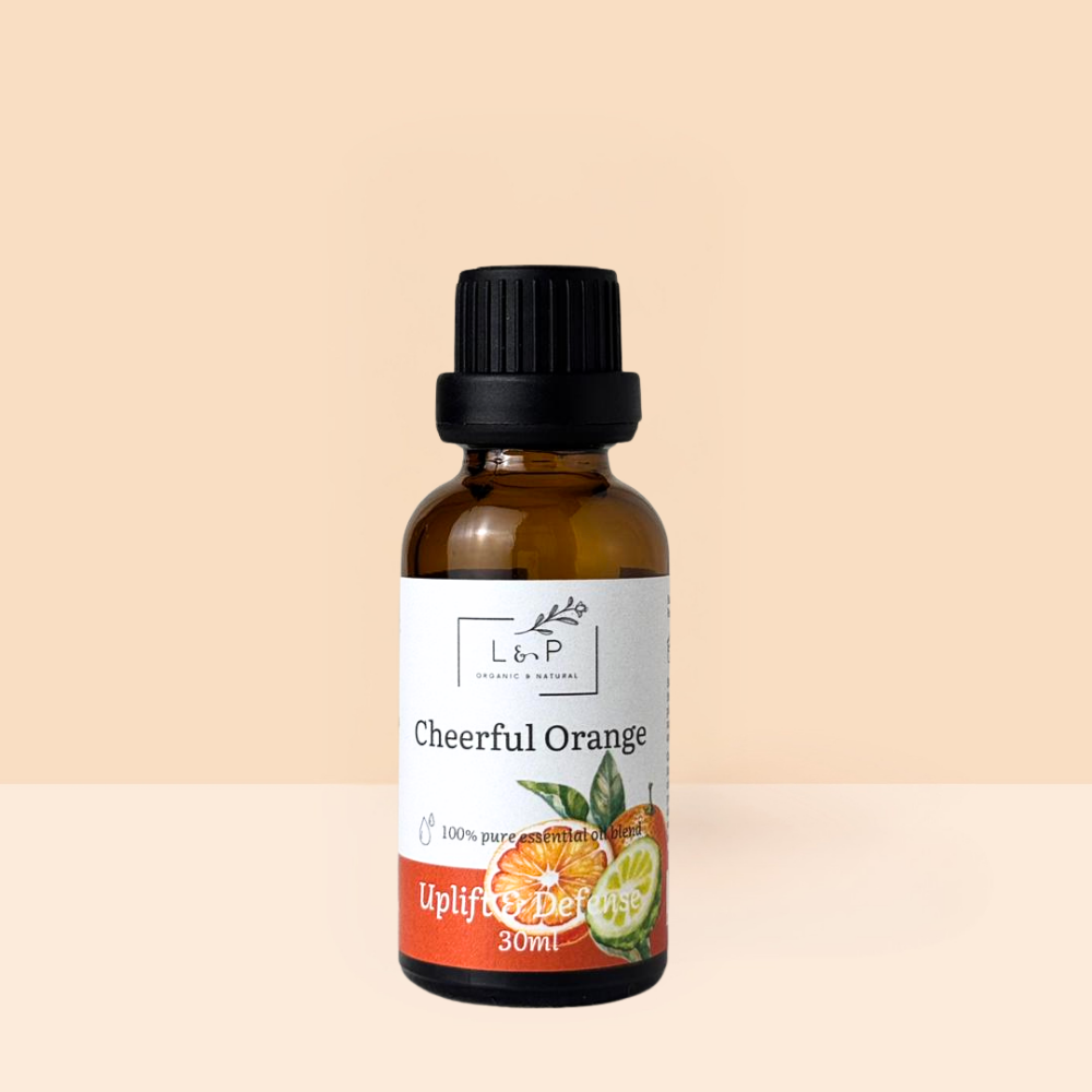 Cheerful Orange, Organic Essential Oil Blend, L&P Organic Natural