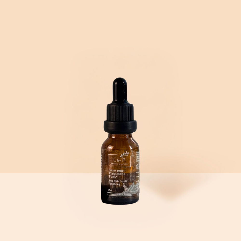 L&P Organic Natural, Hair & Scalp Treatment Tonic with Ginseng & Rosemary