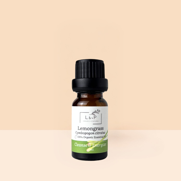 Organic Lemongrass Essential Oil, L&P Organic Natural
