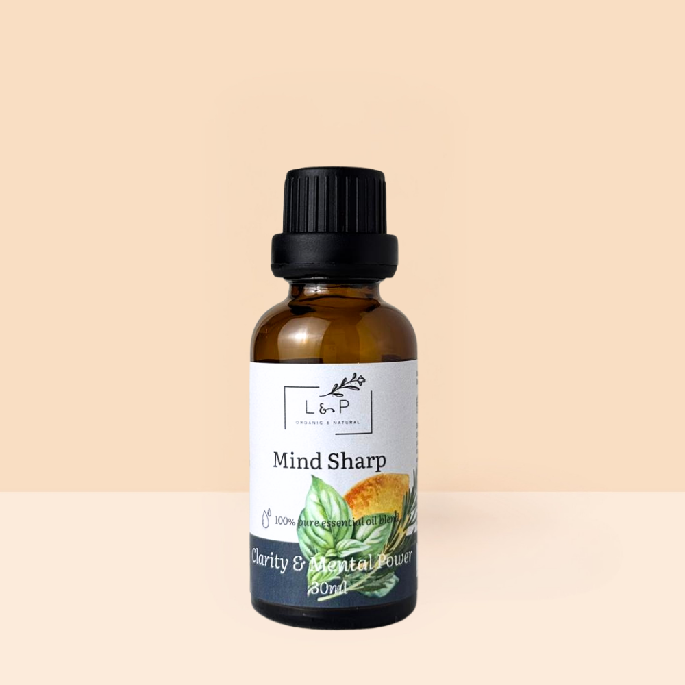 Mind Sharp, Organic Essential Oil Blend, L&P Organic Natural