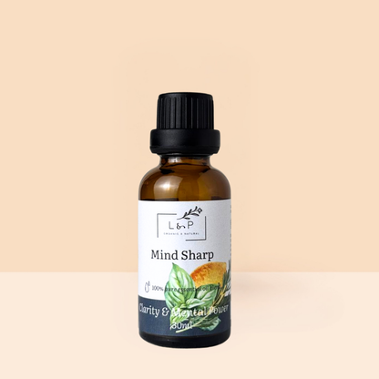 Mind Sharp, Organic Essential Oil Blend, L&P Organic Natural
