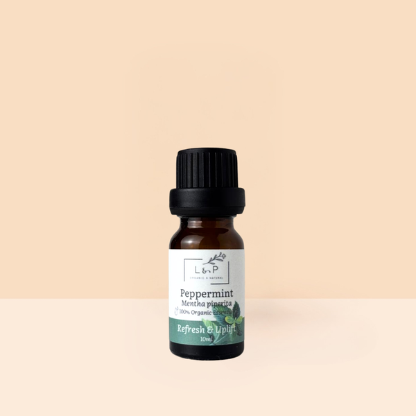 Organic Peppermint Essential Oil, L&P Organic Natural