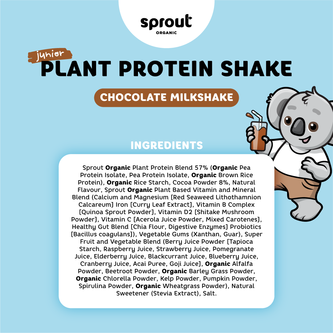 Junior Plant Protein Shake Sachets, Sprout Organic, Aus