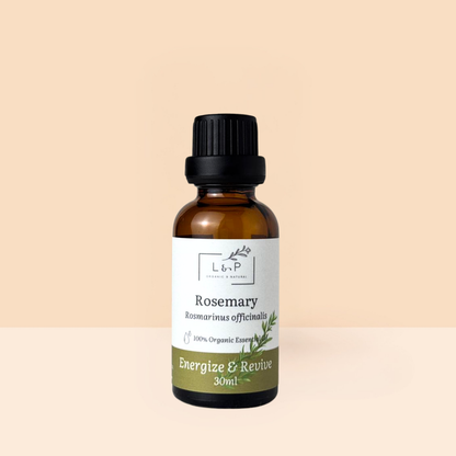 Organic Rosemary Essential Oil, L&P Organic Natural