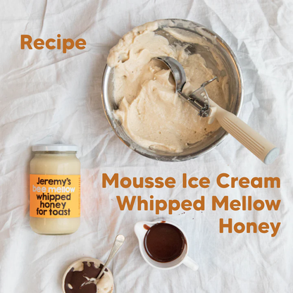 Mellow Whipped Honey, 480g, J.Friend & Co, Raw, Pure, Artisan, New Zealand