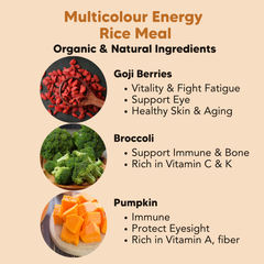 Multicolour Energy Veggie Meal, 600g, Common Goods, Malaysia