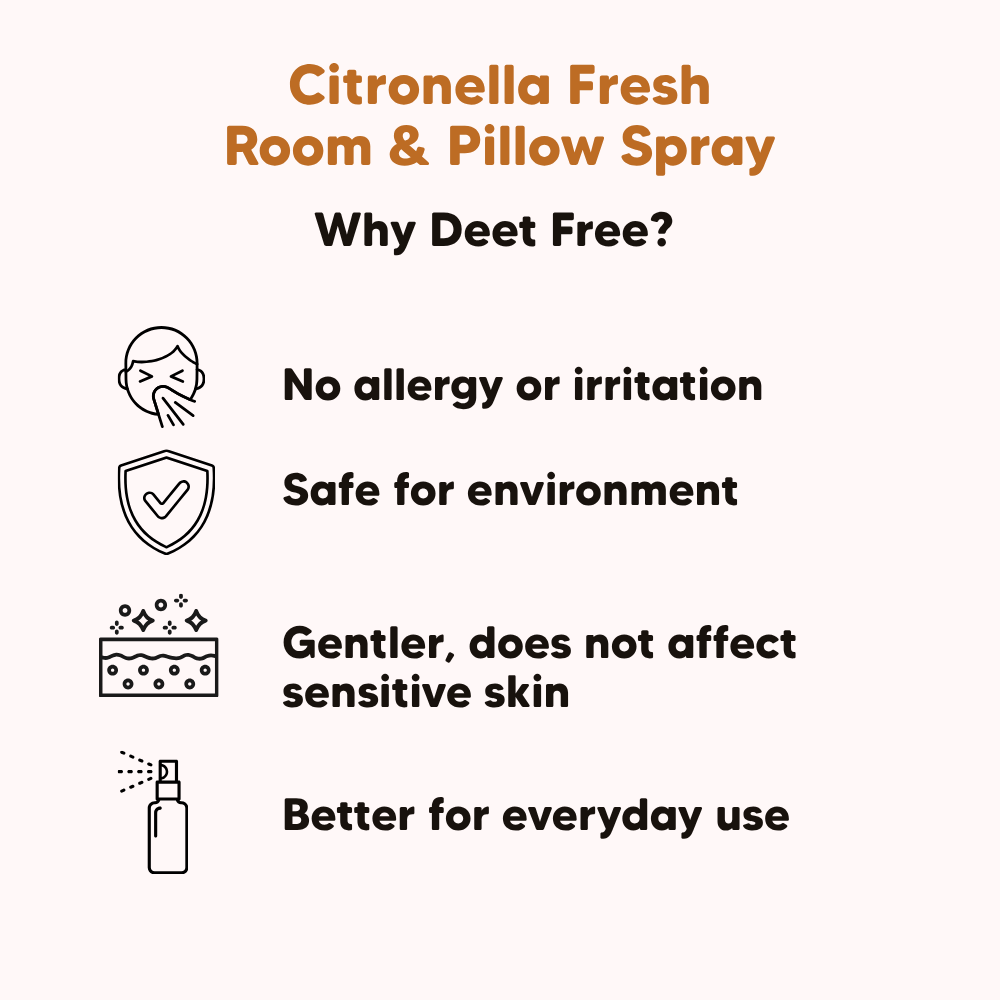 Room & Pillow Spray, Citronella Fresh, L&P Organic Natural