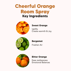 Room & Pillow Spray, Cheerful Orange, L&P Organic Natural