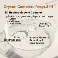 L&P Organic Natural, Crystal Complete Skin Reset 3 in 1