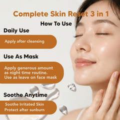 L&P Organic Natural, Crystal Complete Skin Reset 3 in 1