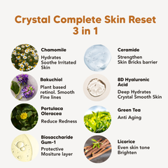 L&P Organic Natural, Crystal Complete Skin Reset 3 in 1