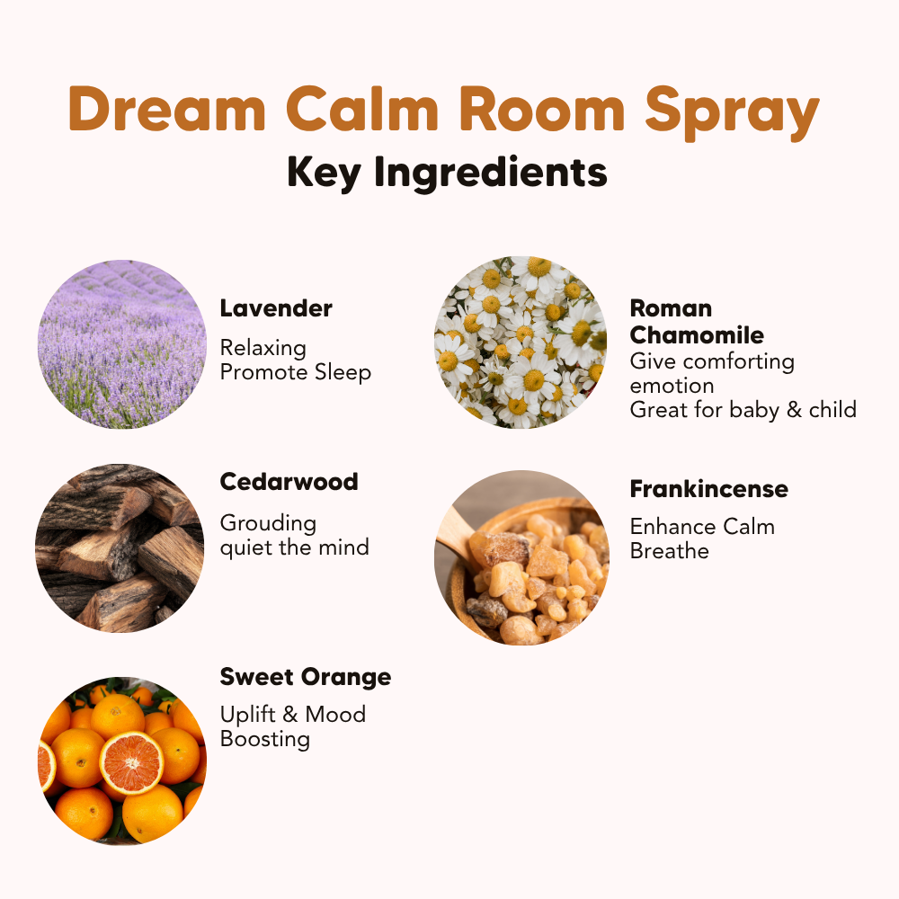 Room & Pillow Spray, Dream Calm, L&P Organic Natural