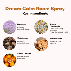 Room & Pillow Spray, Dream Calm, L&P Organic Natural