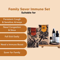 Family Immune Saver Set  | Honey 1.4kg, Room Spray, Essential Oil, Common Goods