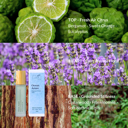 Perfume Oil, Roll On, Organic Aromatherapy 10ml, L&P Organic Natural