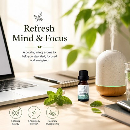 Organic Peppermint Essential Oil, L&P Organic Natural