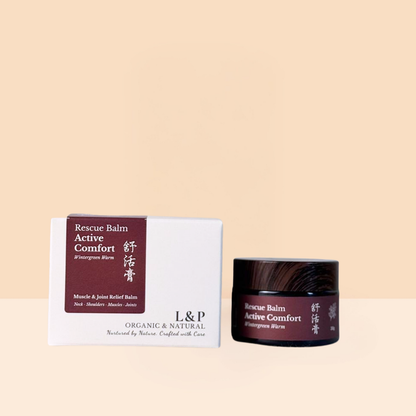 Muscle Rescue Balm Active Comfort 30g, L&P Organic Natural