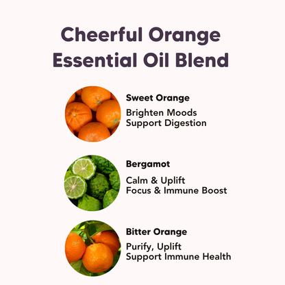 Cheerful Orange, Organic Essential Oil Blend, L&P Organic Natural