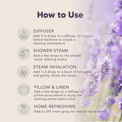 Dream Calm Organic Essential Oil Blend, L&P Organic Natural