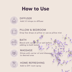 Organic Lavender Essential Oil, L&P Organic Natural