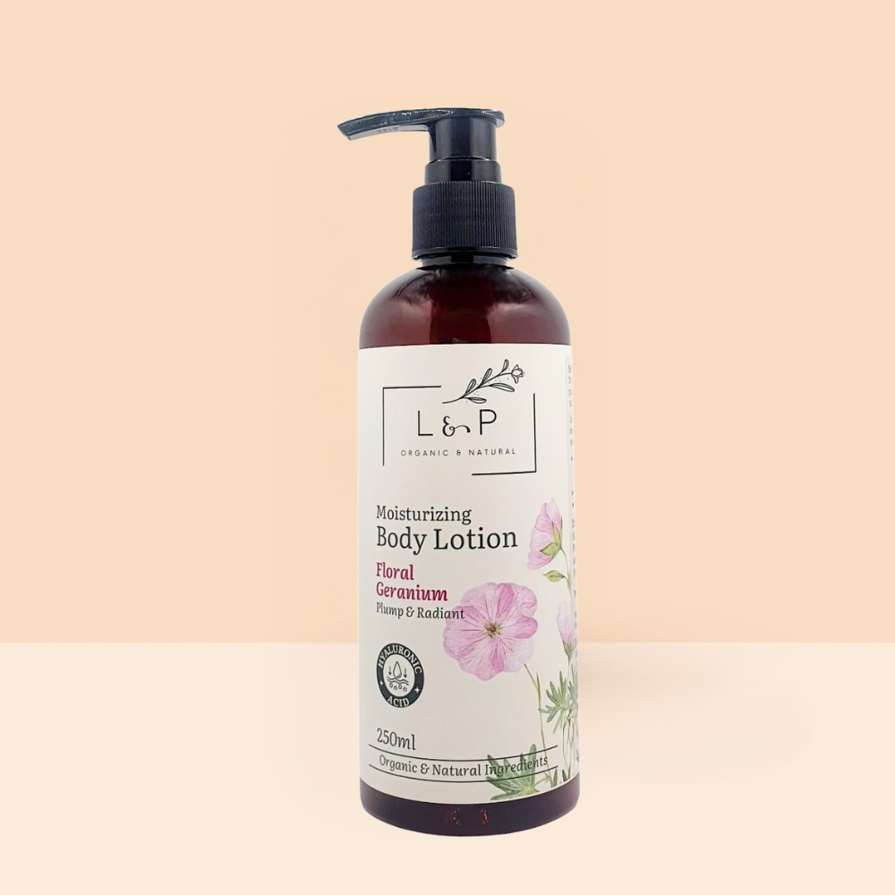 Body Lotion with Hyaluronic Acid, L&P Organic Natural