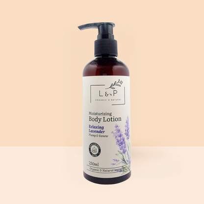 Body Lotion with Hyaluronic Acid, L&P Organic Natural