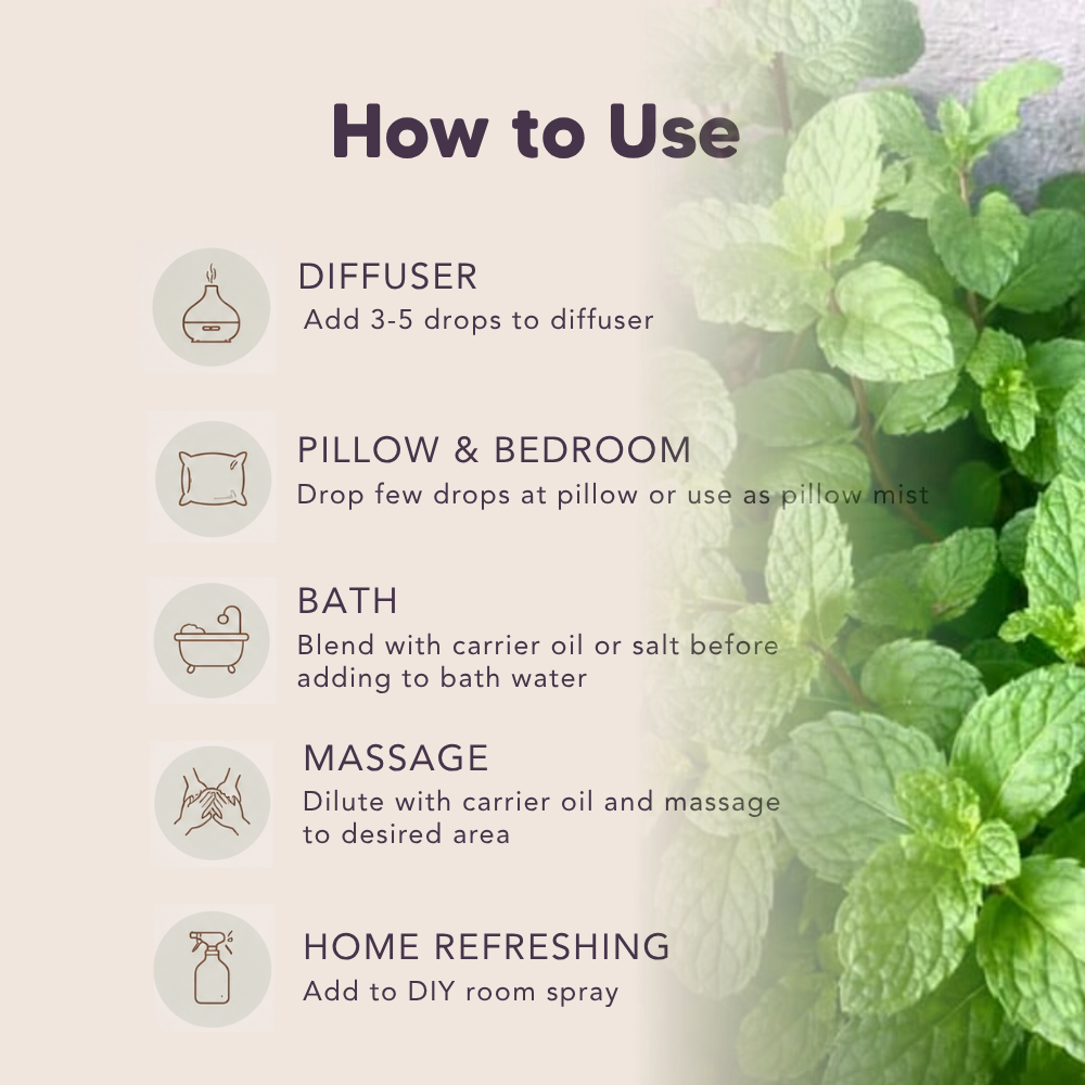 Organic Spearmint Essential Oil, L&P Organic Natural