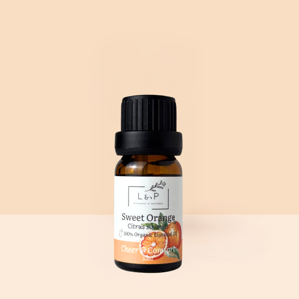Organic Sweet Orange Essential Oil, L&P Organic Natural